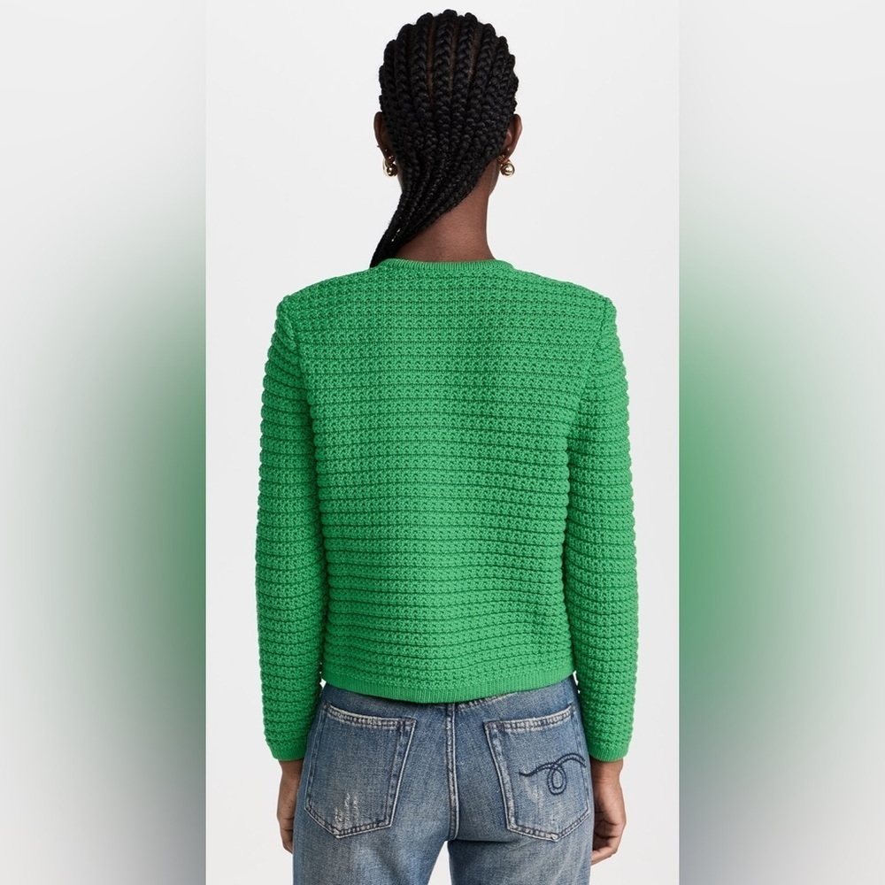 NWOT Ba&sh GASPARD Decorative Knit Long-Sleeve Cardigan, Size S - Picture 7 of 16